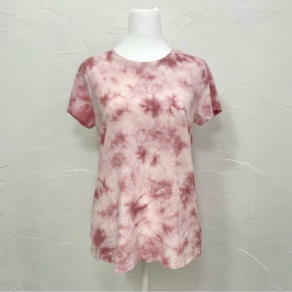 Athleta Organic Daily Crew Tie Dye Tee - Picture 3 of 11